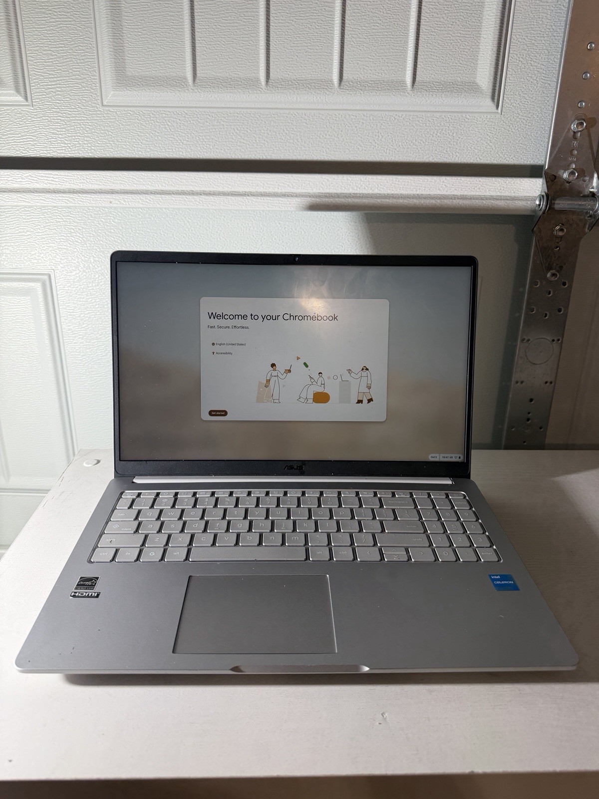 ASUS Chromebook CX15 CX1505CKA 15.6" FHD Intel Celeron N4500 8GB 128GB Silver