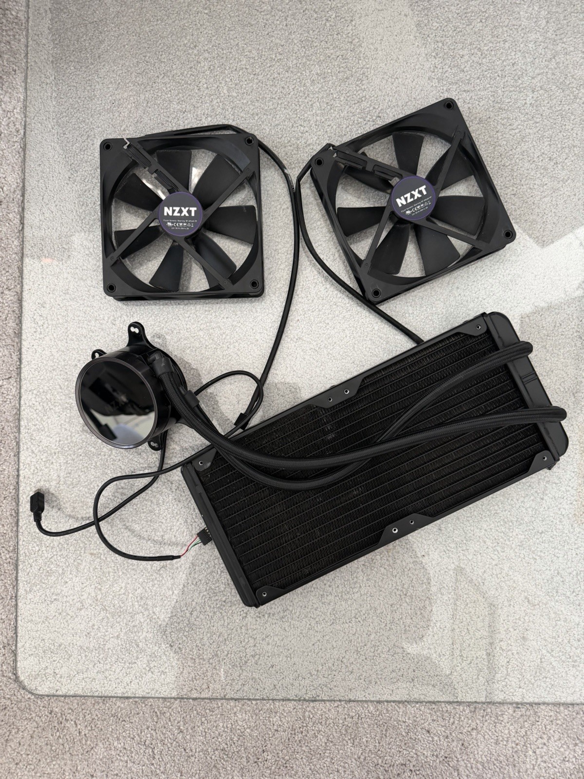 NZXT Kraken X62 280mm Liquid CPU Cooler w/ 2x 140mm Fans Black RGB