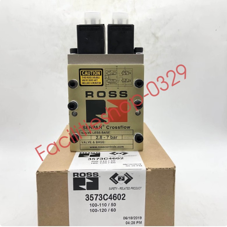 1pcs New ROSS clutch valve J3573B4602 110V duplex solenoid valve DHL/FedEx
