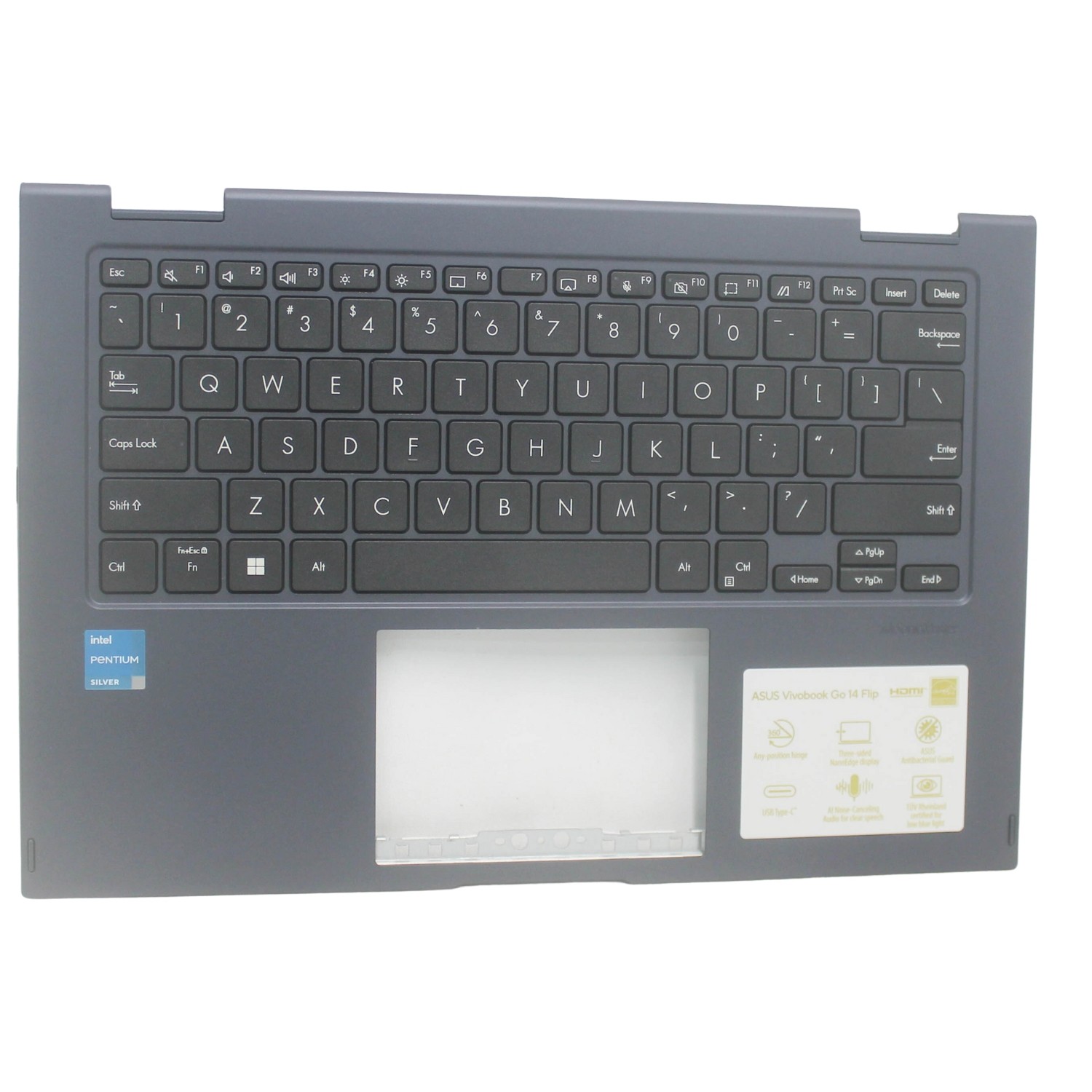 90NB0VK1-R30US0 Asus Palmrest Top Cover W/Kb Us  -1B Go 14  -Ds24T "GRADE A"