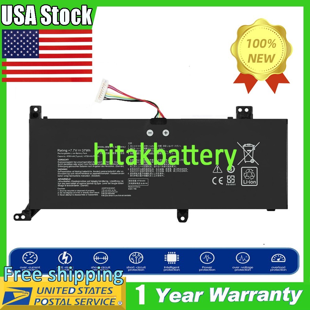 B21N1818-2 Laptop Battery for Asus VivoBook 14 X412 X412DA X412FA X412UA X515J