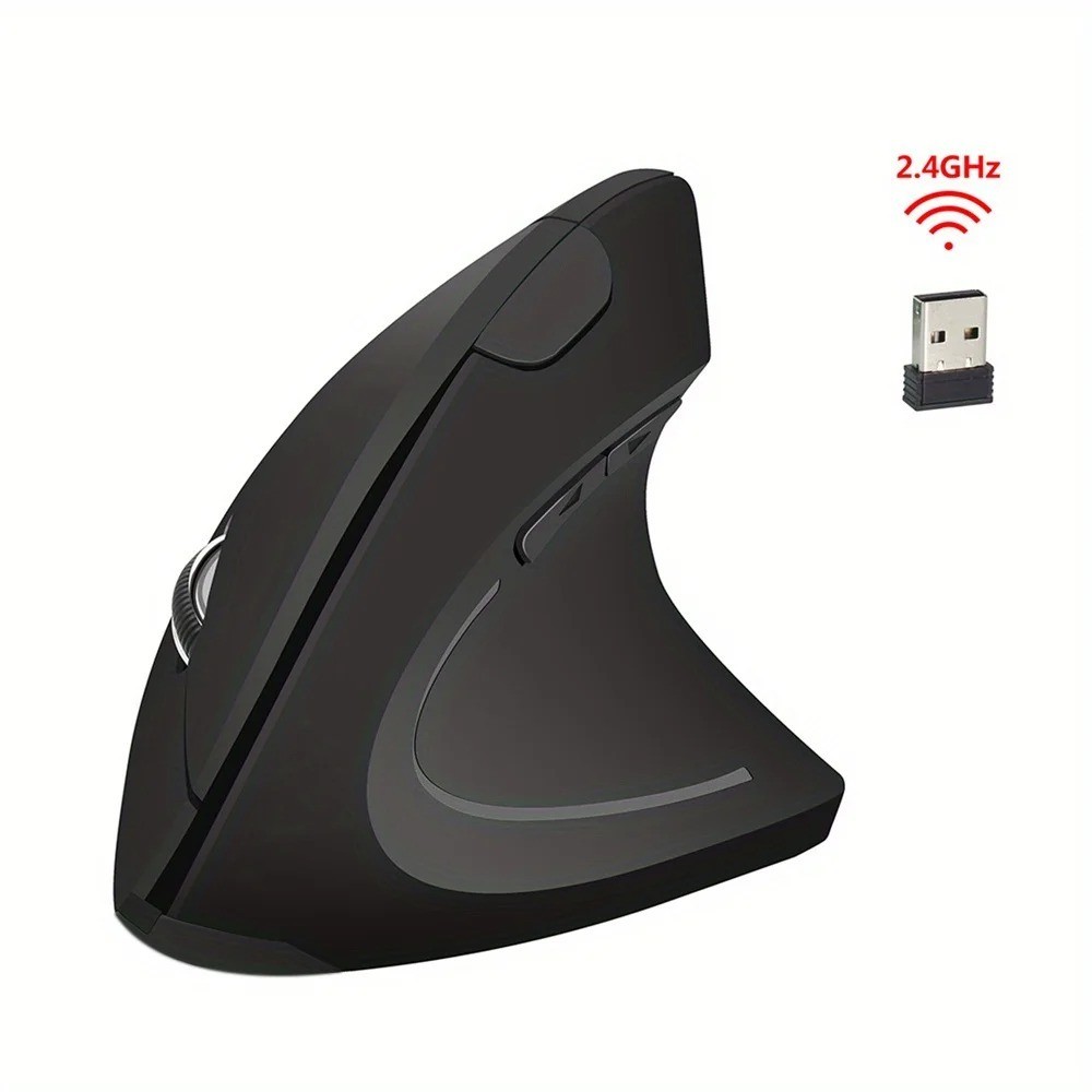 Ergonomic Vertical Gaming Mouse Right Hand RGB Wired Optical Mouse for PC Laptop