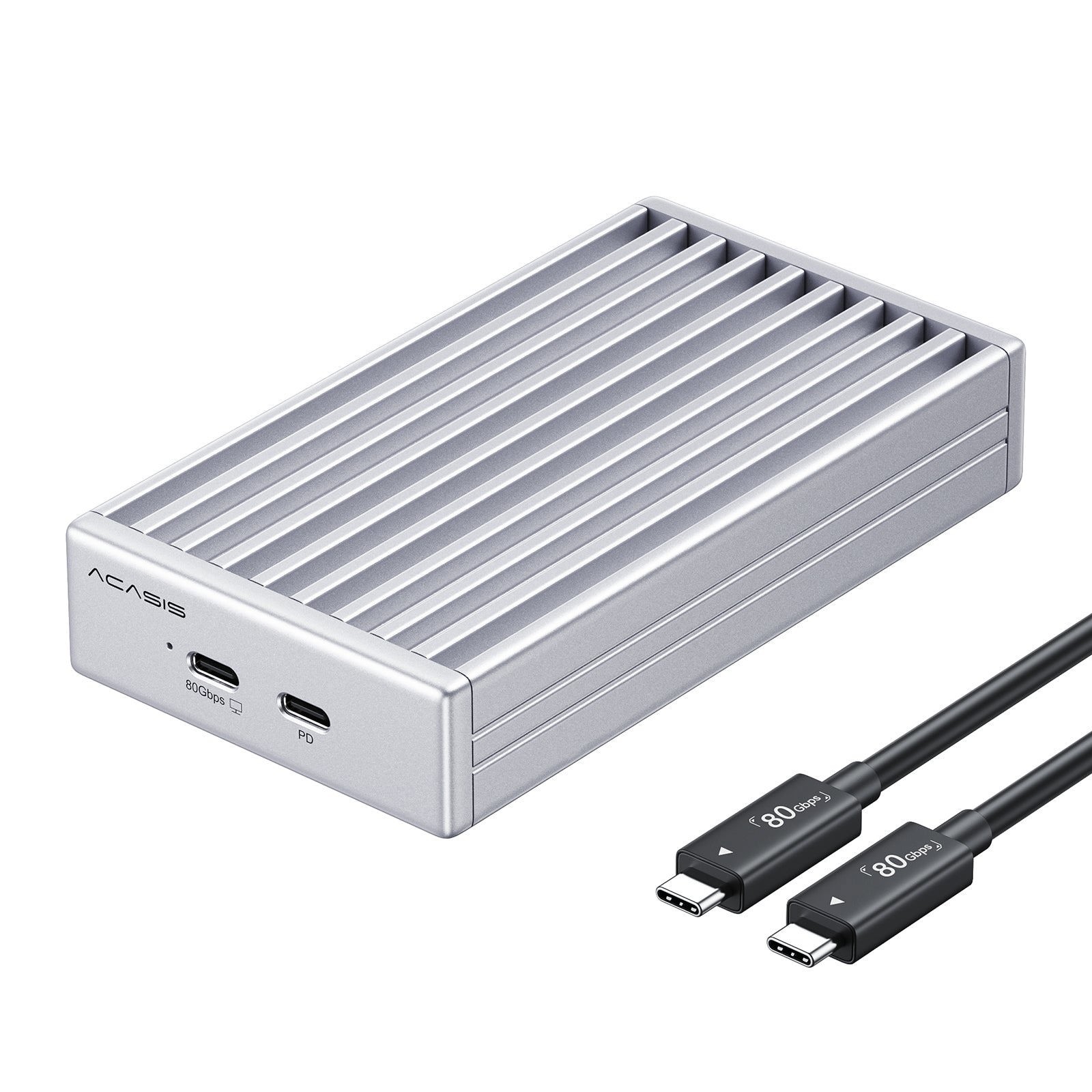 ACASIS TB504Mini 80Gbps Thunderbolt 5 M.2 NVMe SSD Enclosure PCIe Gen5