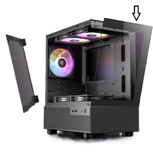 Front Panel for Black ANTEC CX200M PC Computer Case AN11-2003