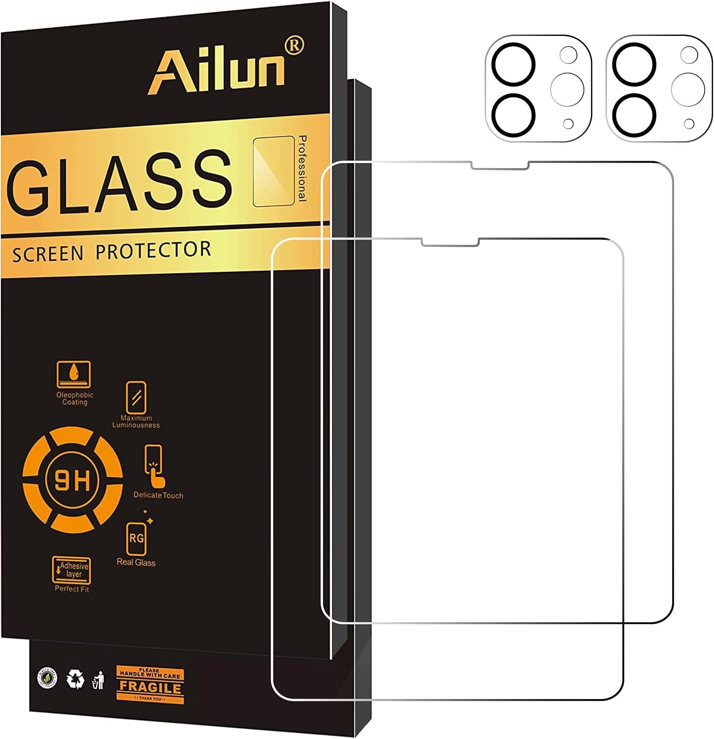 iPad Pro 12.9 2022 6th & 2021 5th Generation, 2 Pack Anti-Scratch Screen Protect