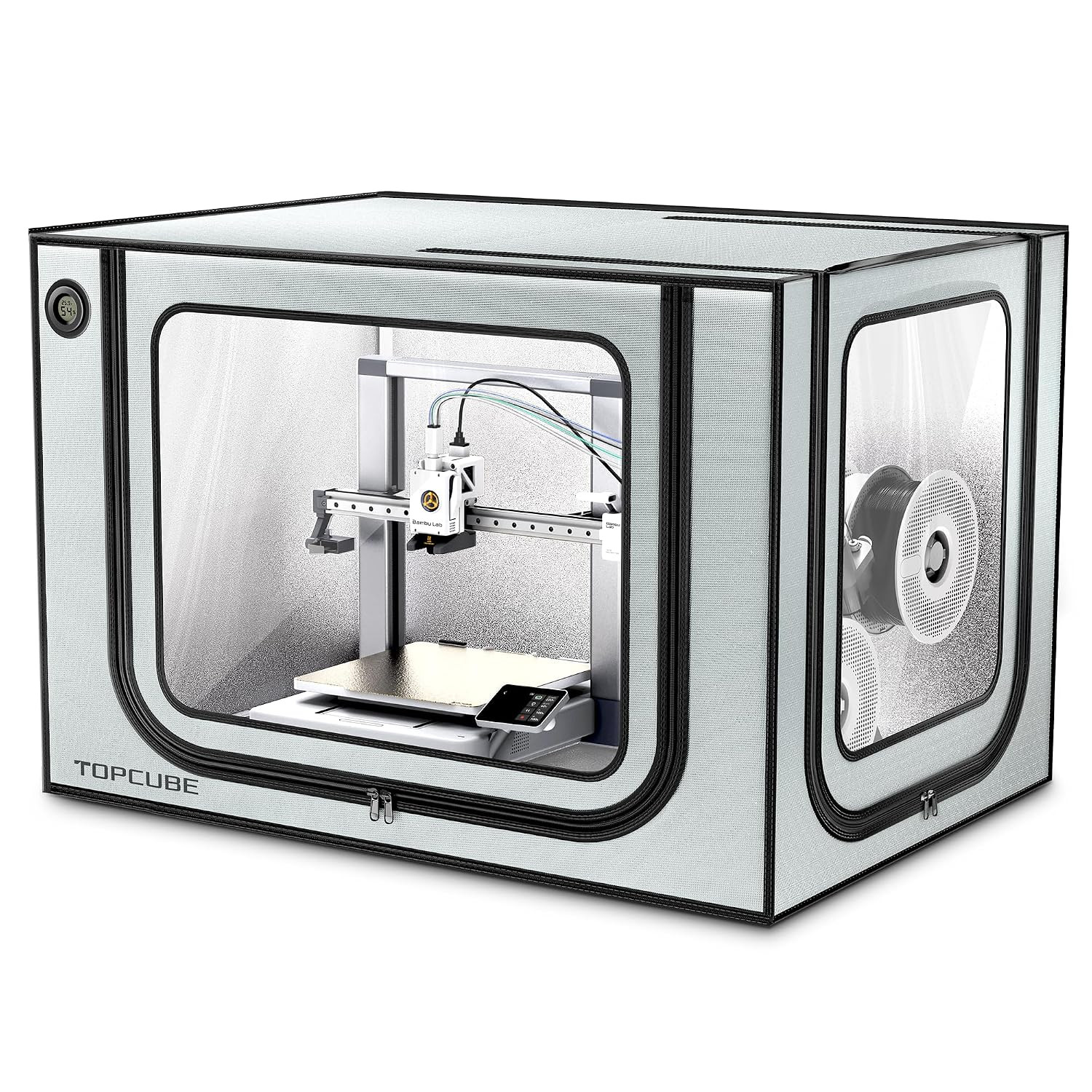 3D Printer Enclosure for Bambu Lab A1 Combo with LED Light