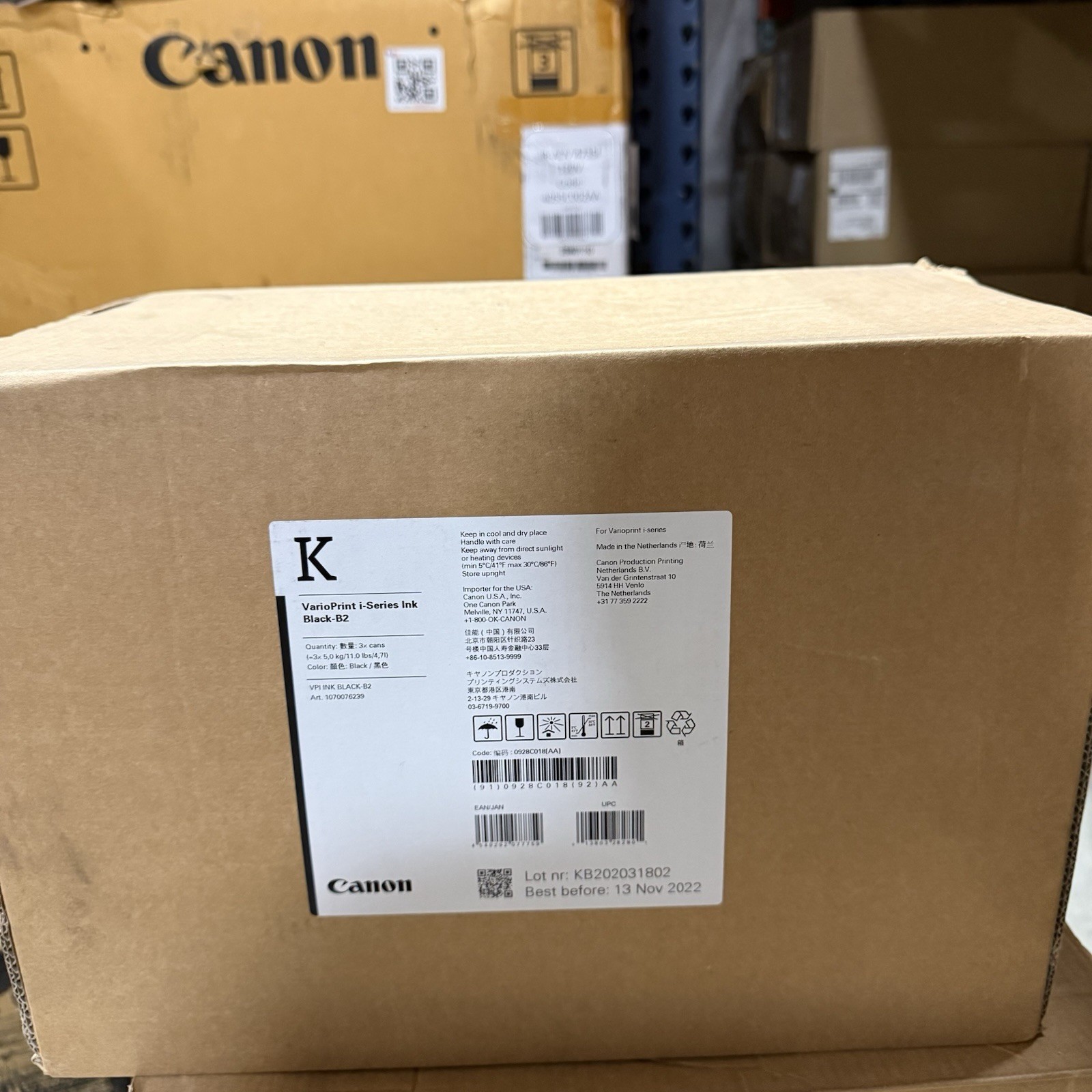 Canon 0928C018 / OCE 1070076239 Ink Black-B2 for VarioPrint i200 VarioPrint i300