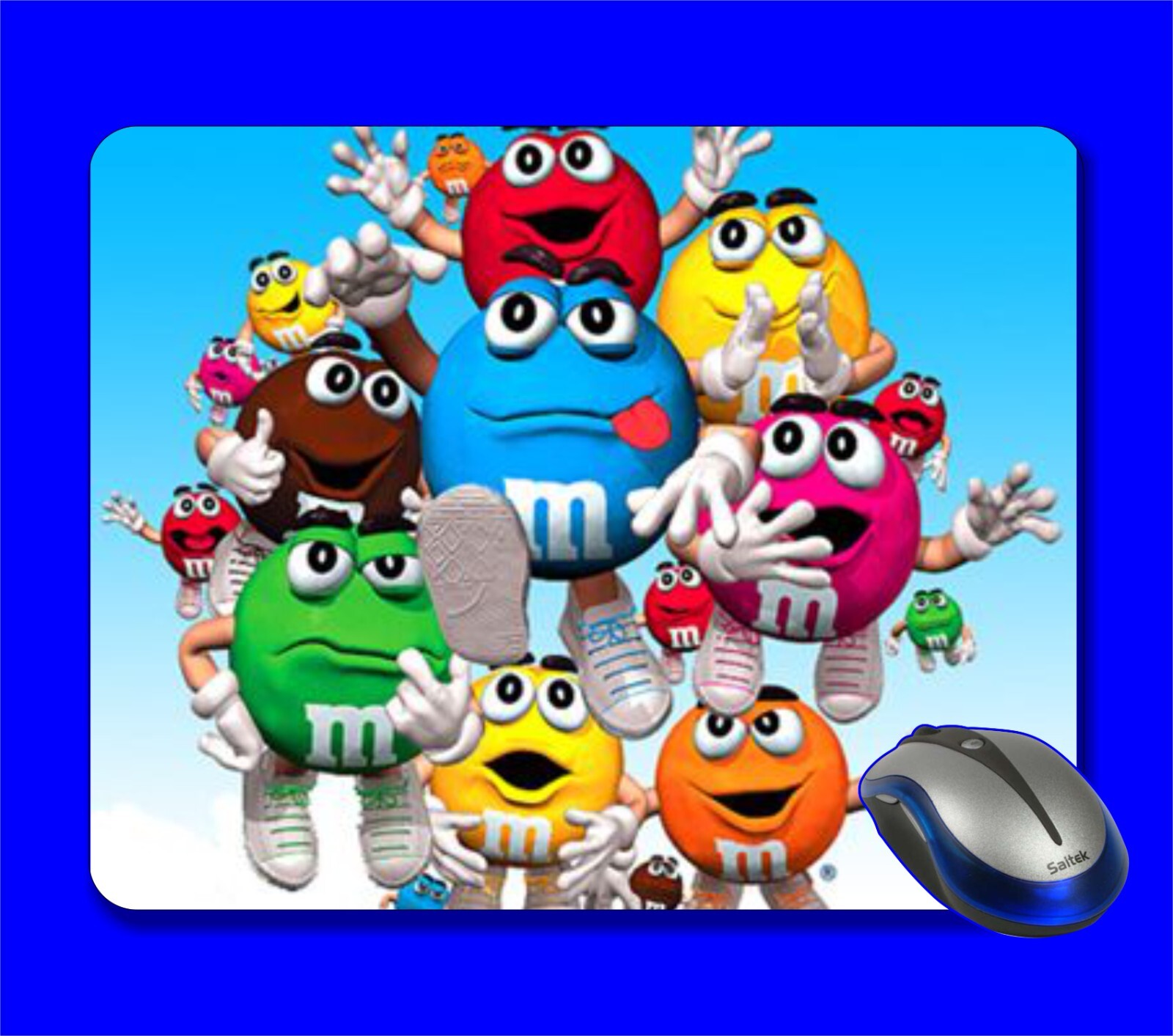 M & M Chocolate Candy Computer Mouse Pad  mm11