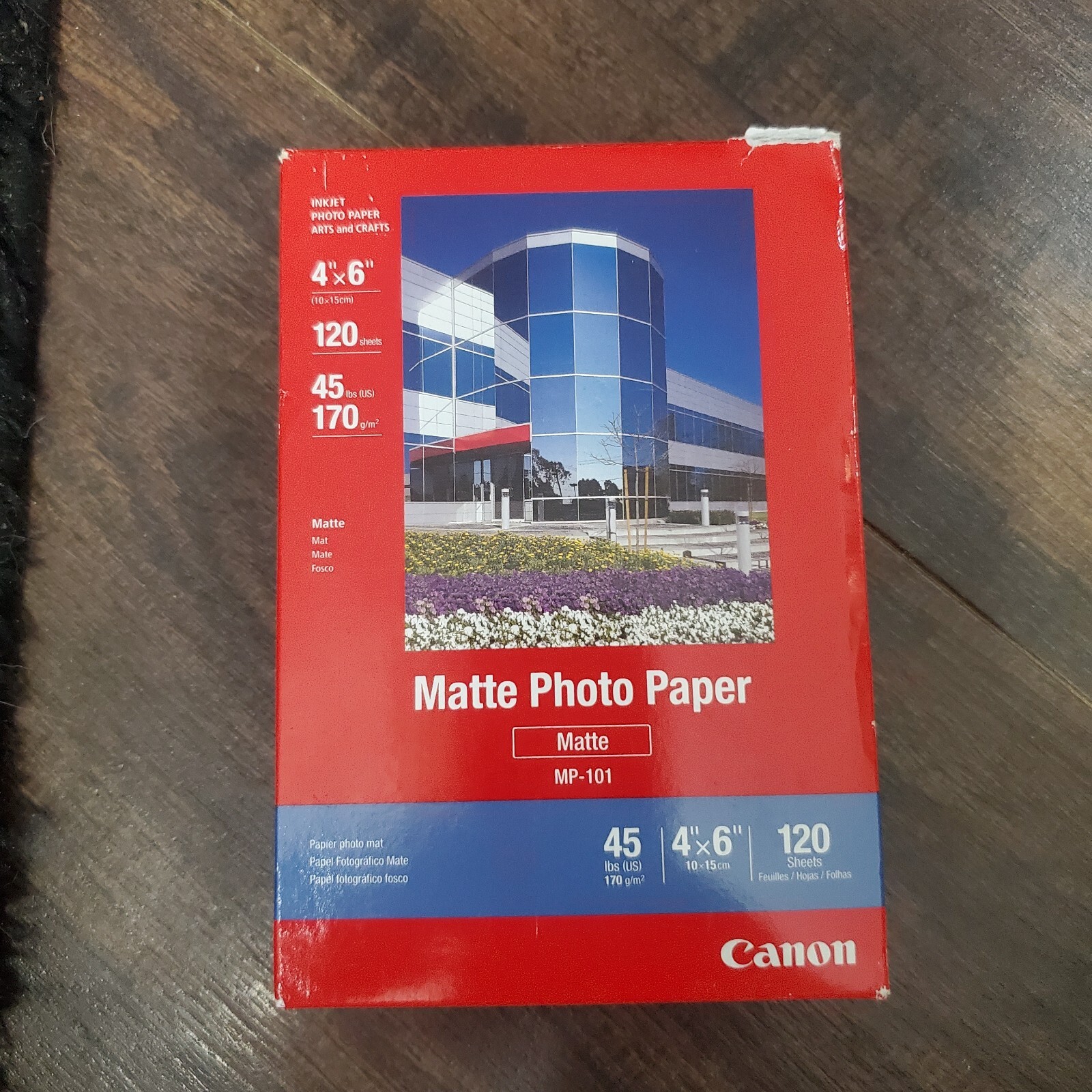 Canon MP-101 4-Inch x 6-Inch Matte Photo Paper (120 Sheets/Package)