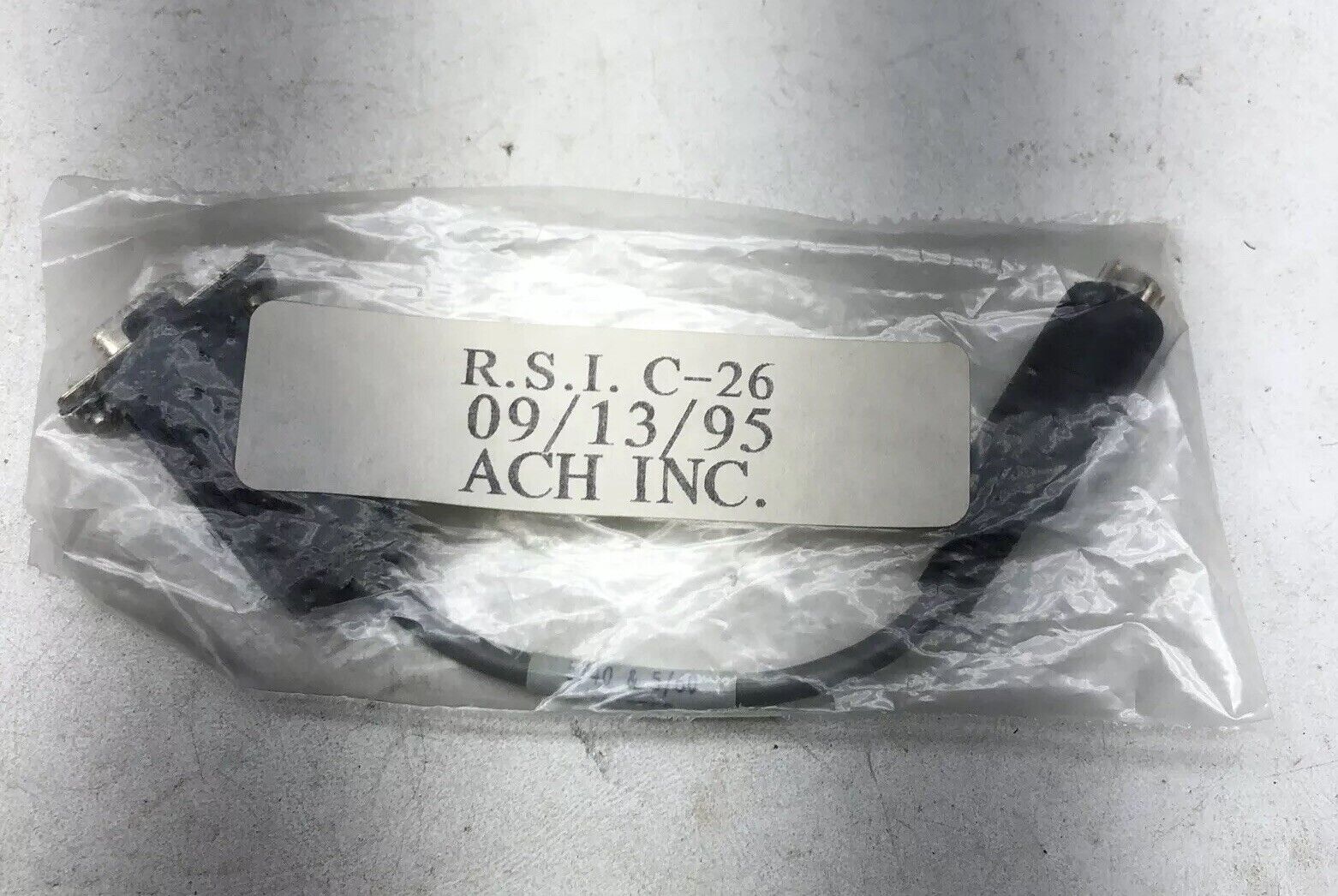 NEW SEALED R.S.I. C-26 ALLEN BRADLEY PLC 5/40 TO 5/60 CABLE / ADAPTER
