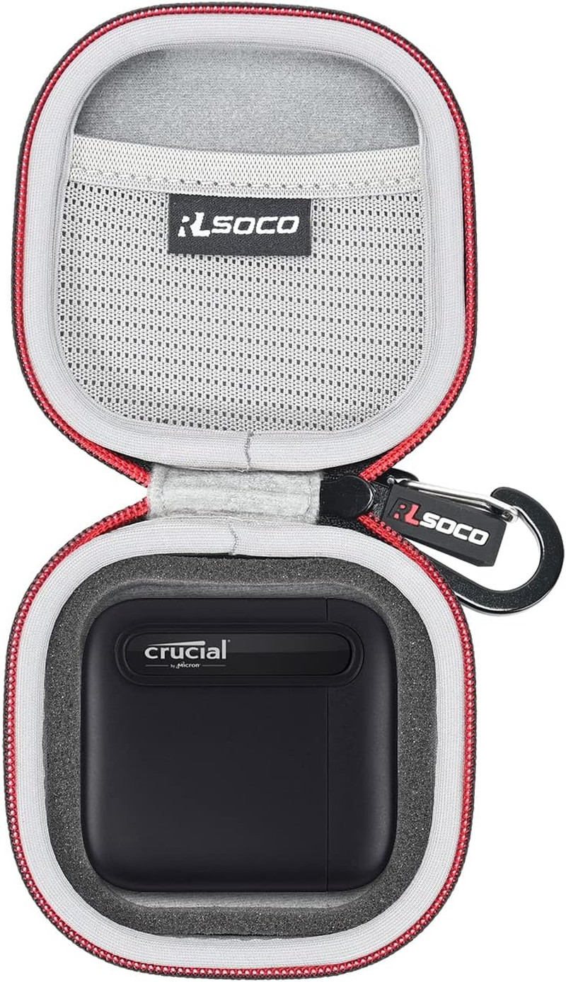Hard Case for Crucial X10/X9/X10 Pro/X9 Pro/X6 Portable SSD
