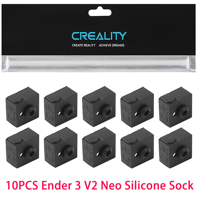 Official Creality Ender 3 V2 Neo Silicone Sock,10 pcs 3D Printer Silicone Cover
