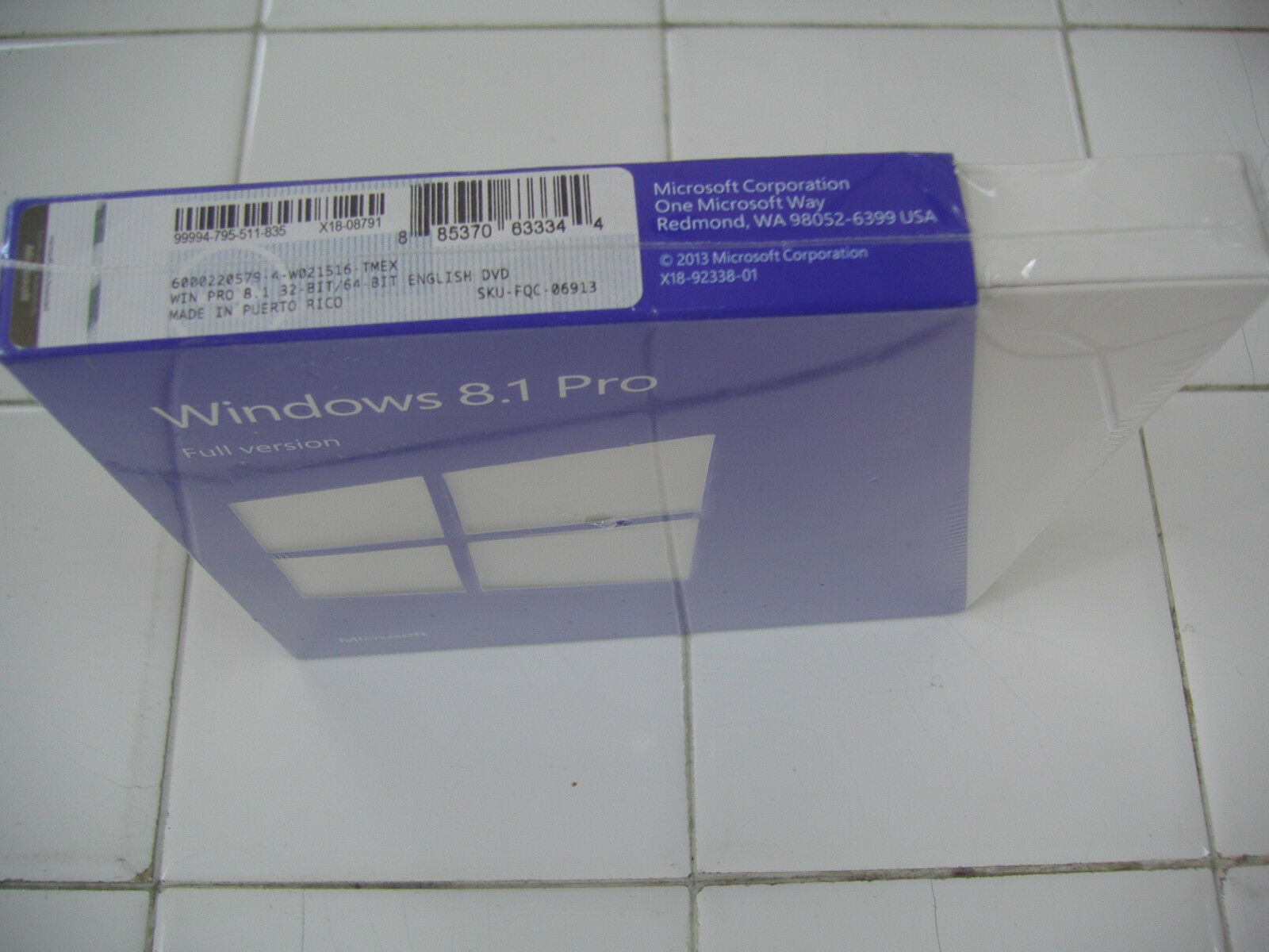 Microsoft Windows 8.1 Pro Full English Version 32 & 64Bit DVD MS SEALED BOX=