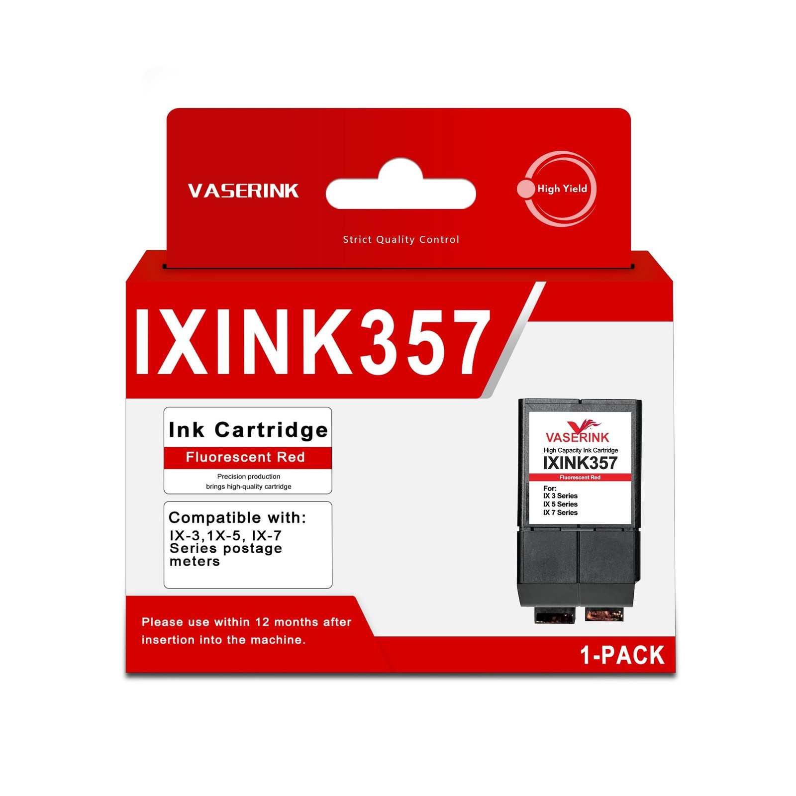 IXINK357 Ink Cartridge Replacement for Quadient Neopost iX-3, iX-5, iX-7, iX-...
