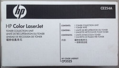 Genuine HP Residual Toner Container CE254A for Color Laserjet CM3530 NEW SEALED