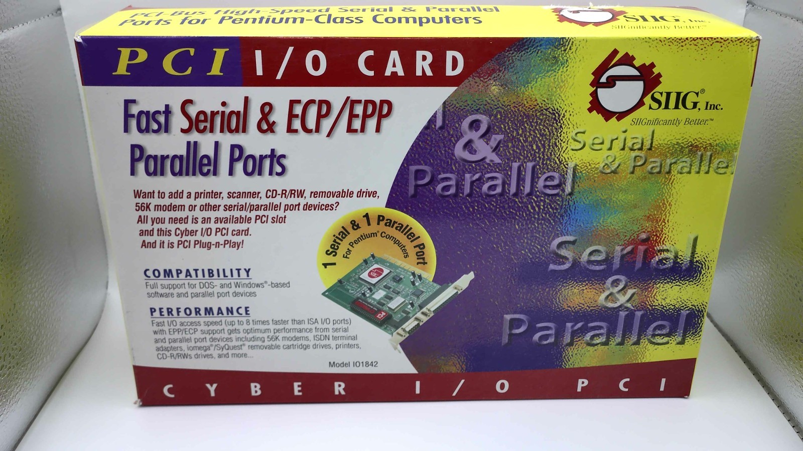 Vintage SIIG IO 1842PCI I/O Card JJ-P11012