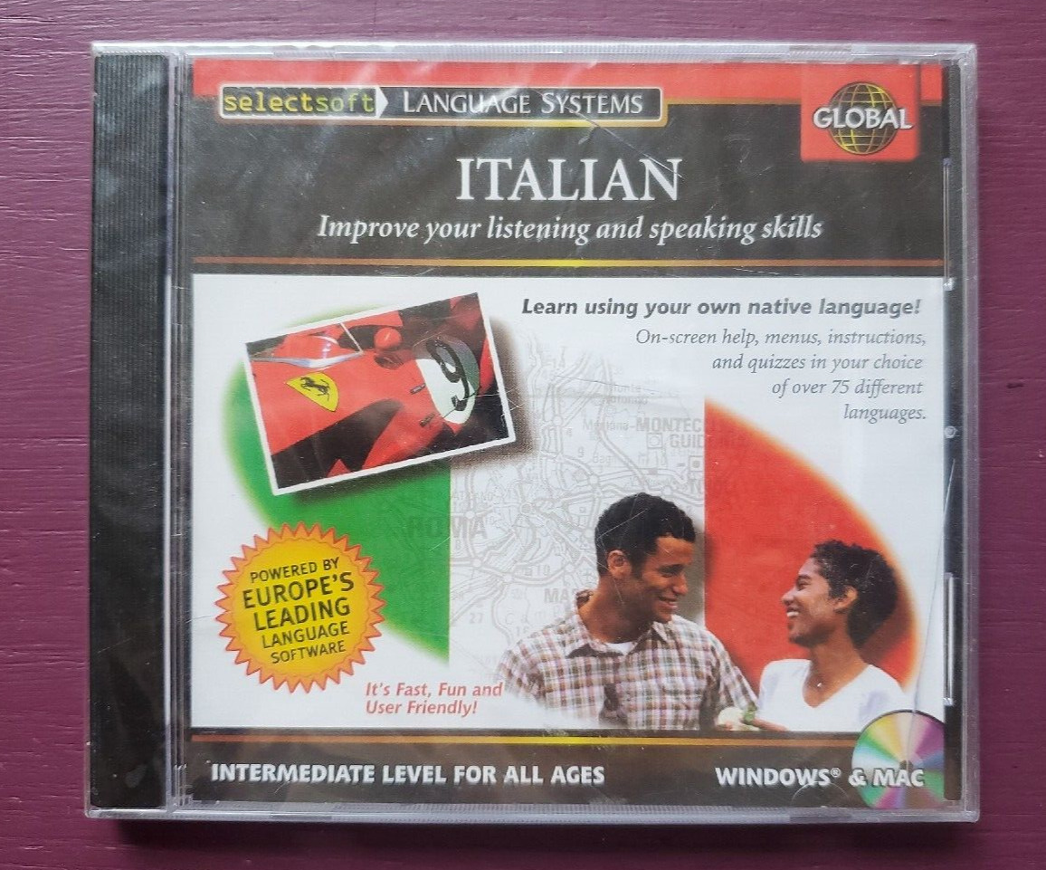 Select Soft Language Systems - Italian - Windows 95/98/2000/NT/ME/XP MAC OS 7-9