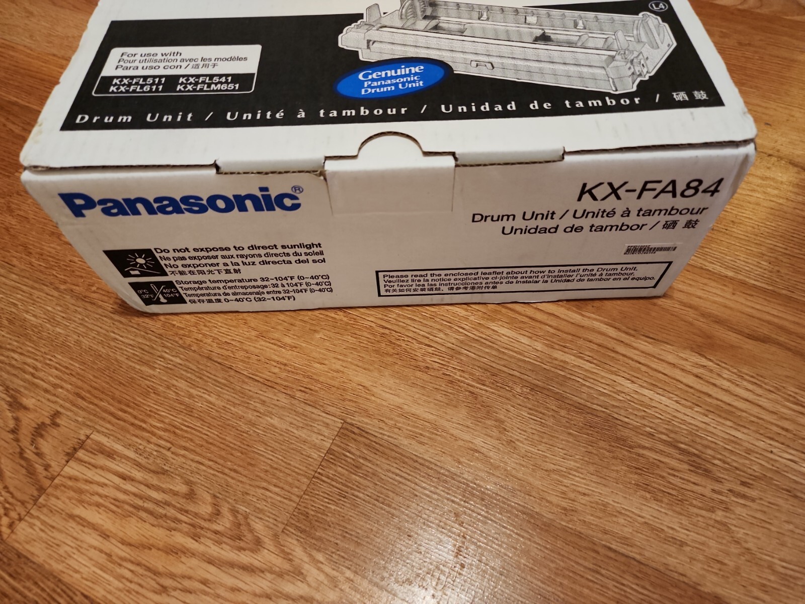 PANASONIC BLACK KX-FA84 Genuine Drum Unit