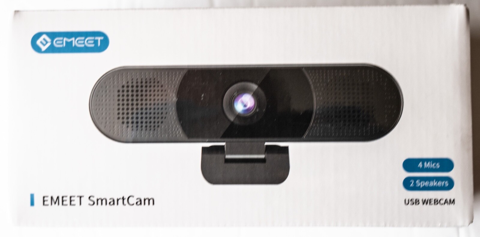 EMEET NOVA 4K Webcam for PC - Ultra 4K HD, PDAF Autofocus, Dual Noise-Cancel.