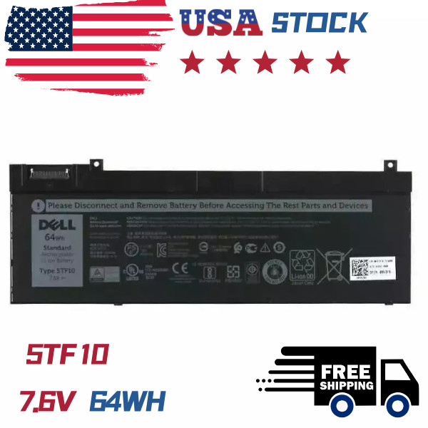 Genuine 64Wh 7.6V  5TF10 Battery For Dell Precision 7530 7540 NYFJH GHXKY 05TF10