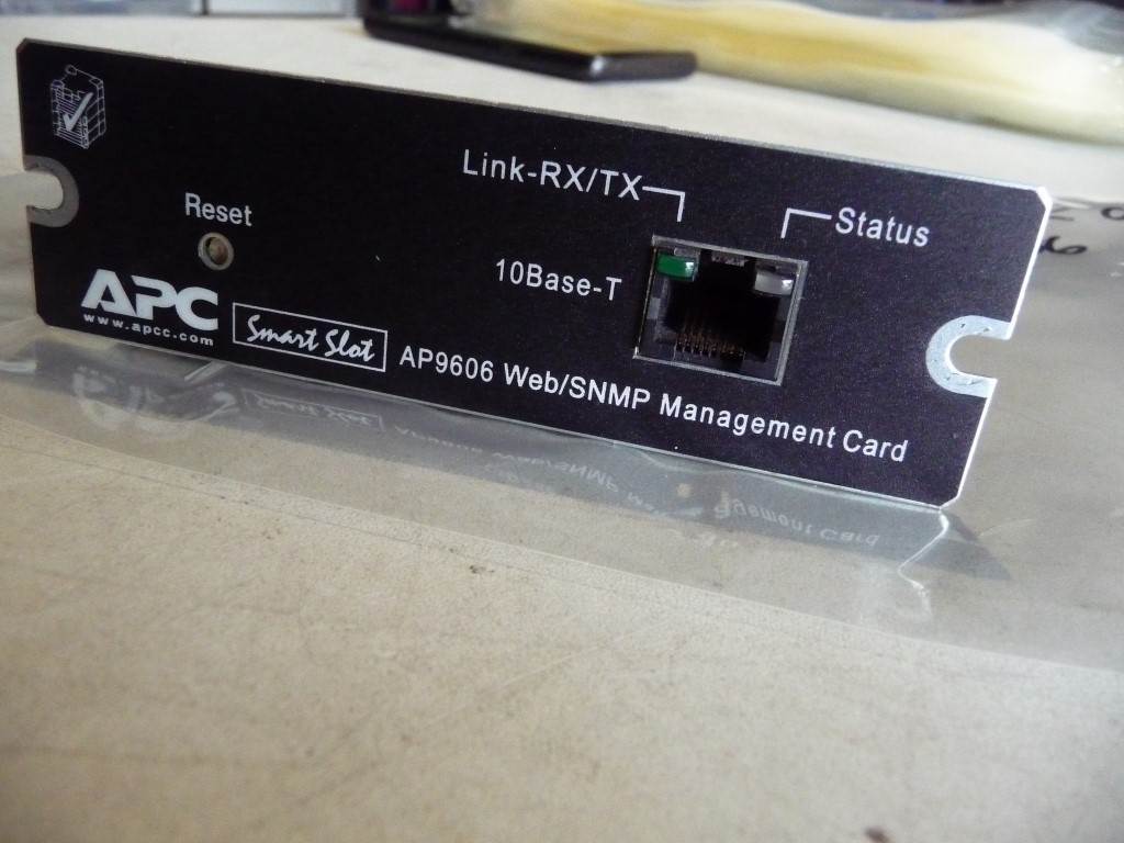 AU SELLER APC Smart Slot  AP9606  UPS NETWORK MANAGEMENT CARD - TESTED