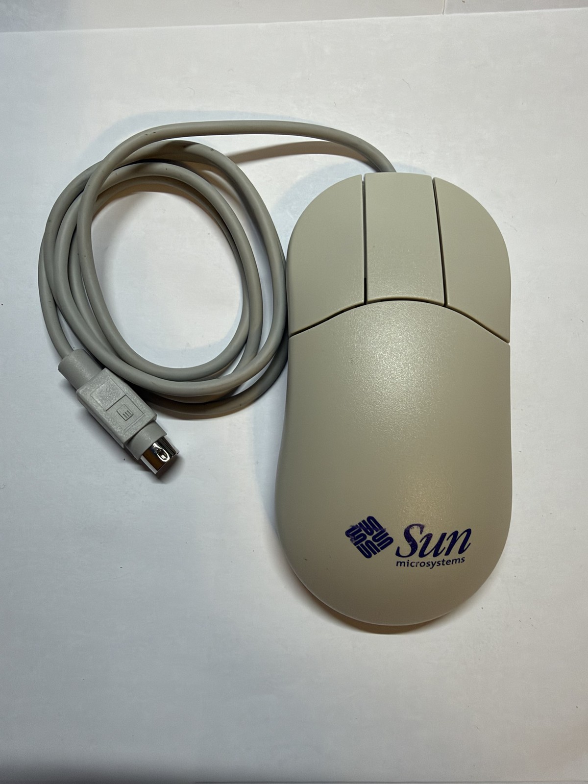 Sun Microsystems 370-3631-02 Type 6 Crossbow Mouse 3 Button Mini-DIN 8 Untested