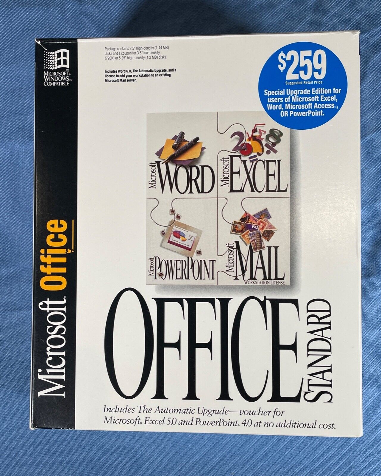 Vintage 1994 Microsoft Office Standard Set  for Windows 3.1 Sealed Diskettes