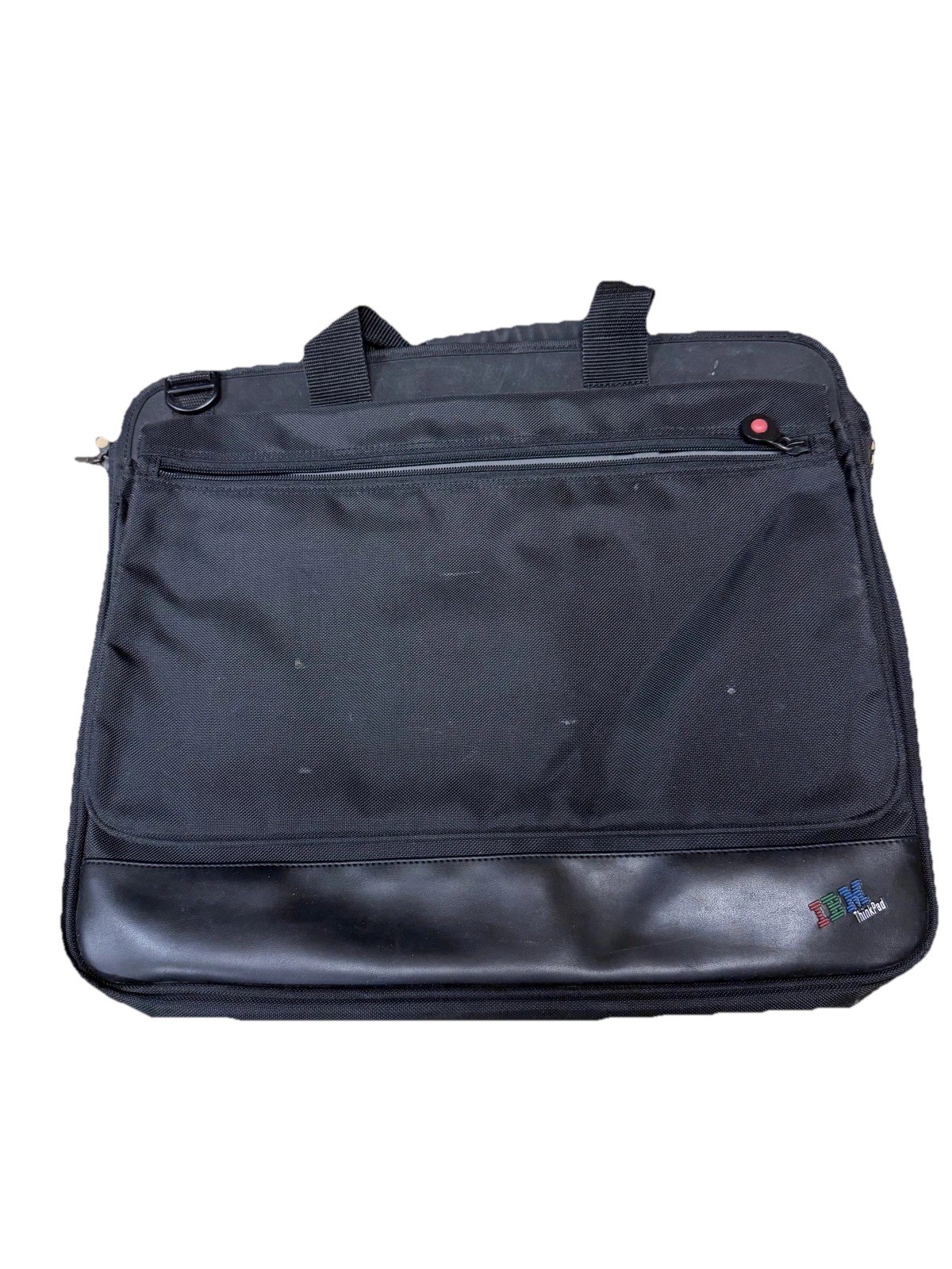 IBM Retro ThinkPad Black Messenger Bag Padded Laptop Carrying Case Shoulder 