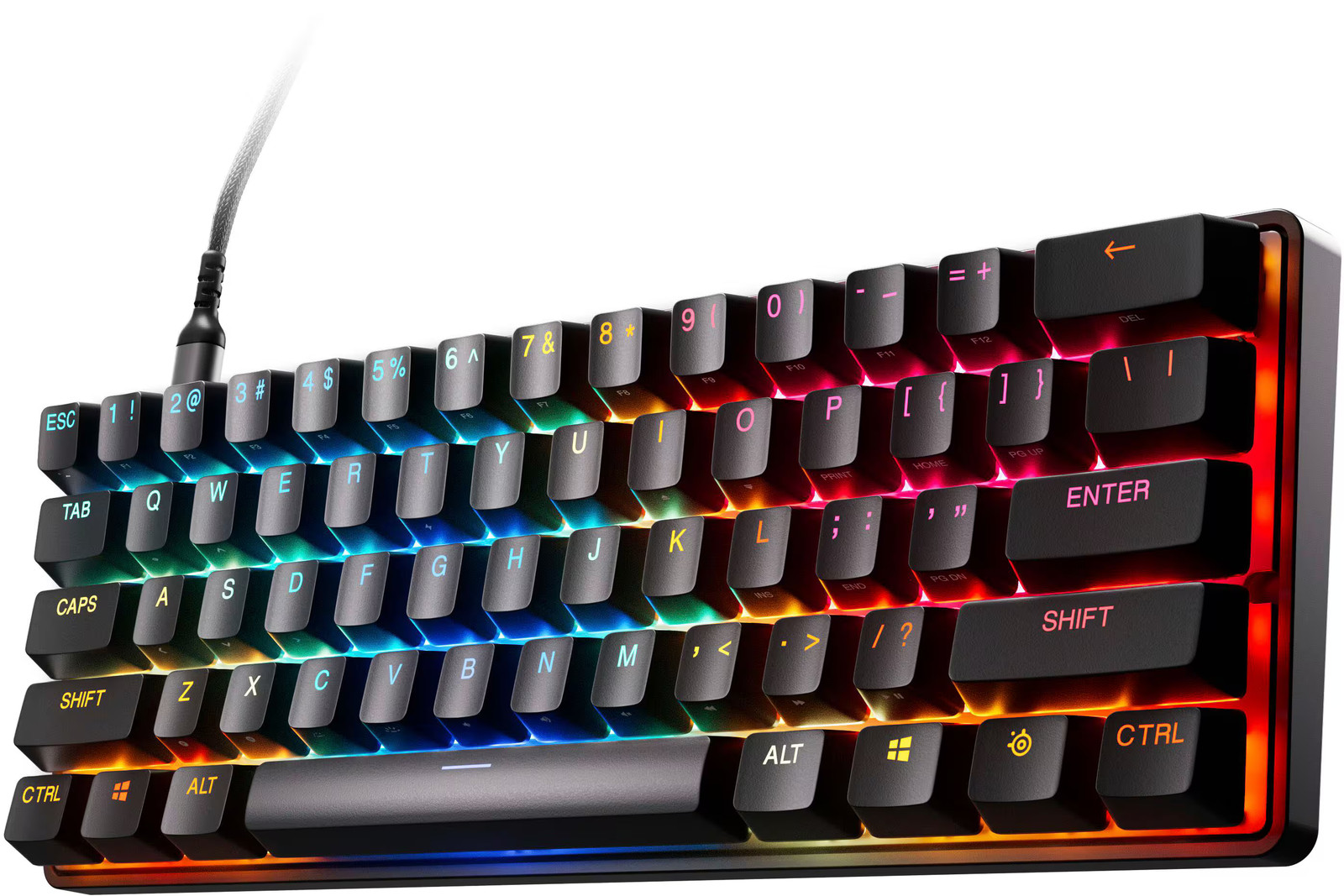 SteelSeries - Apex Pro Mini Gen 3 60% Wired Magnetic Hall-Effect OmniPoint Ad...