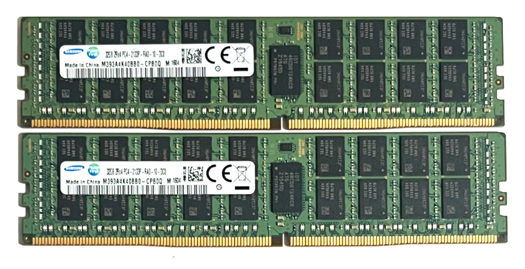 Samsung 64GB 2x 32GB DDR4 PC4-2133p  Reg ECC RDIMM Server RAM Same Day Ship A++