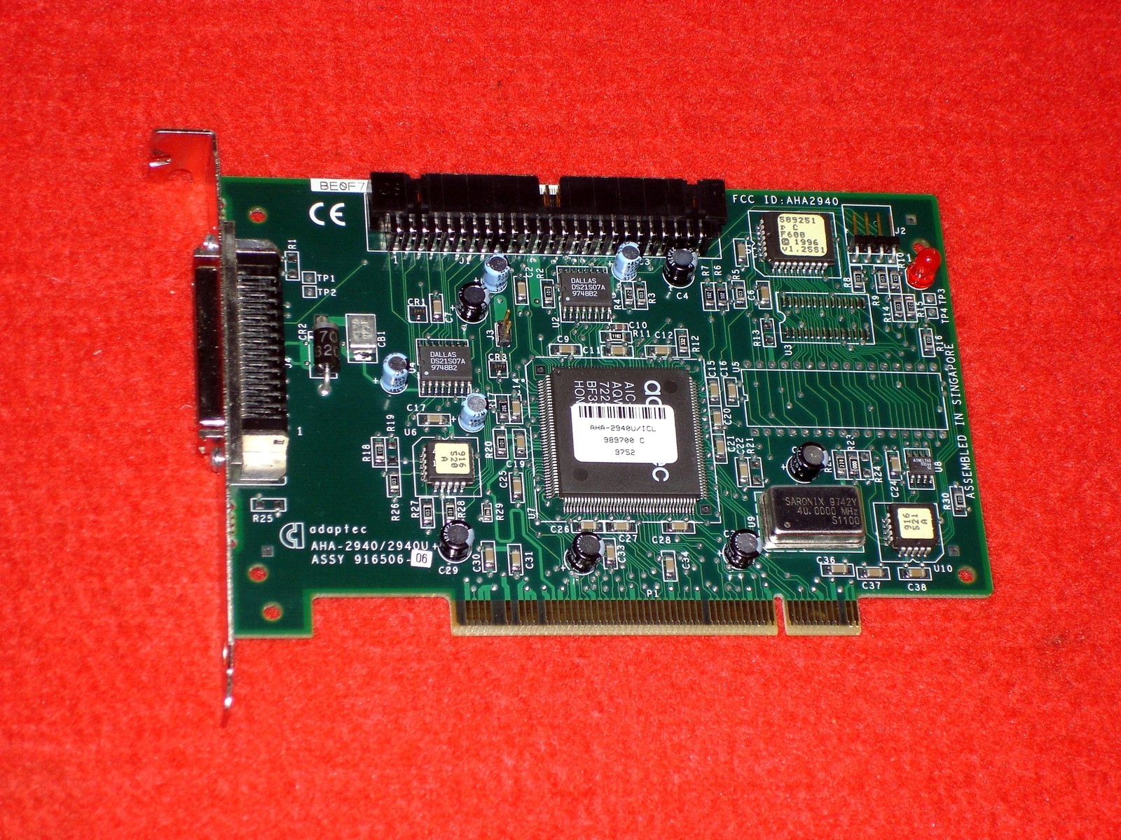 Excellent Adaptec Controller Card AHA-2940 U+ PCI-SCSI Adapter Card