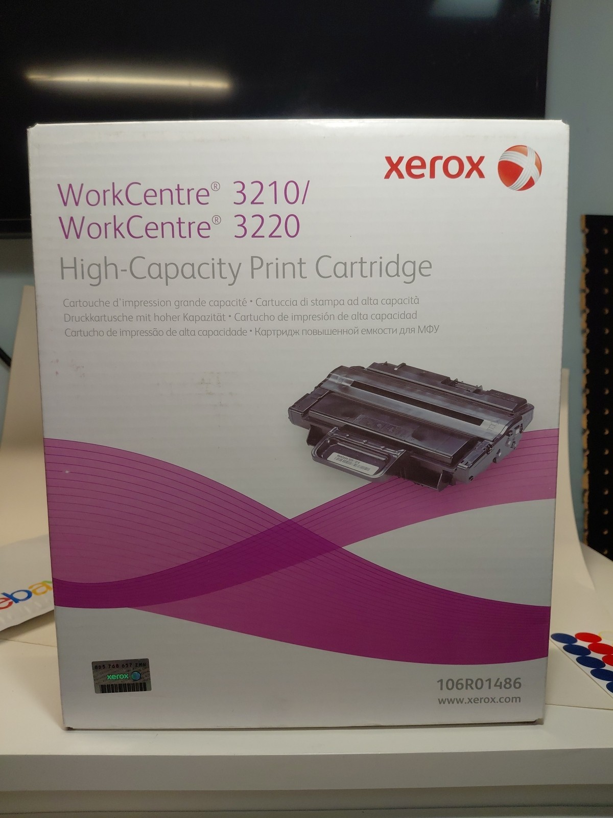 Genuine Xerox Black Toner WorkCentre 3210/3220 (106R01485)