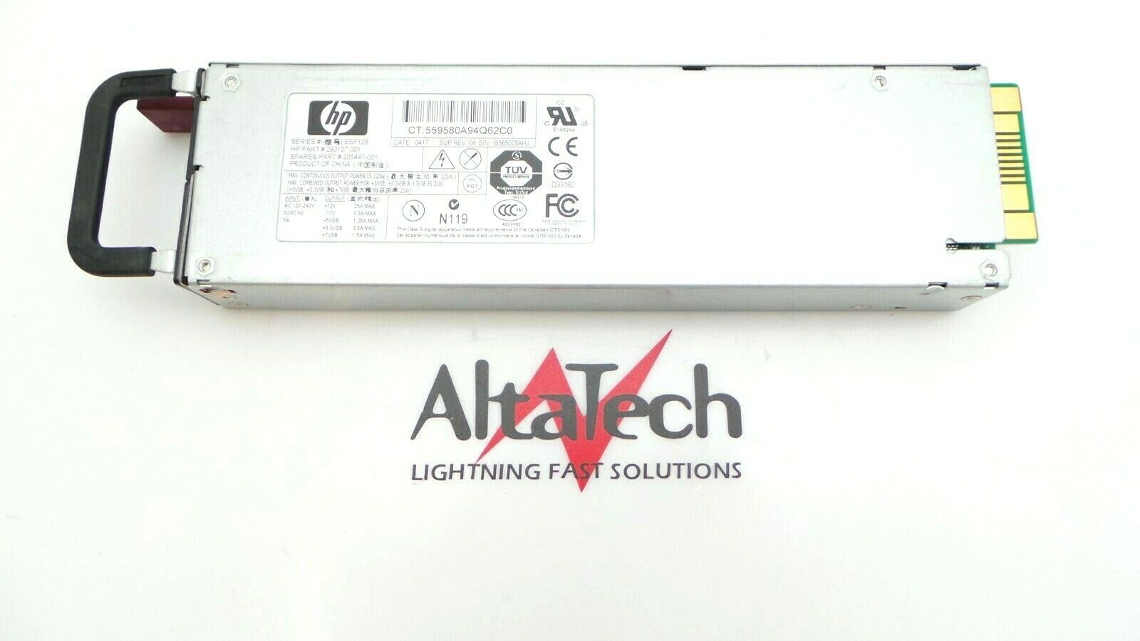 HP 305447-001 ProLiant DL360 325W AC PSU Power Supply Unit - Tested