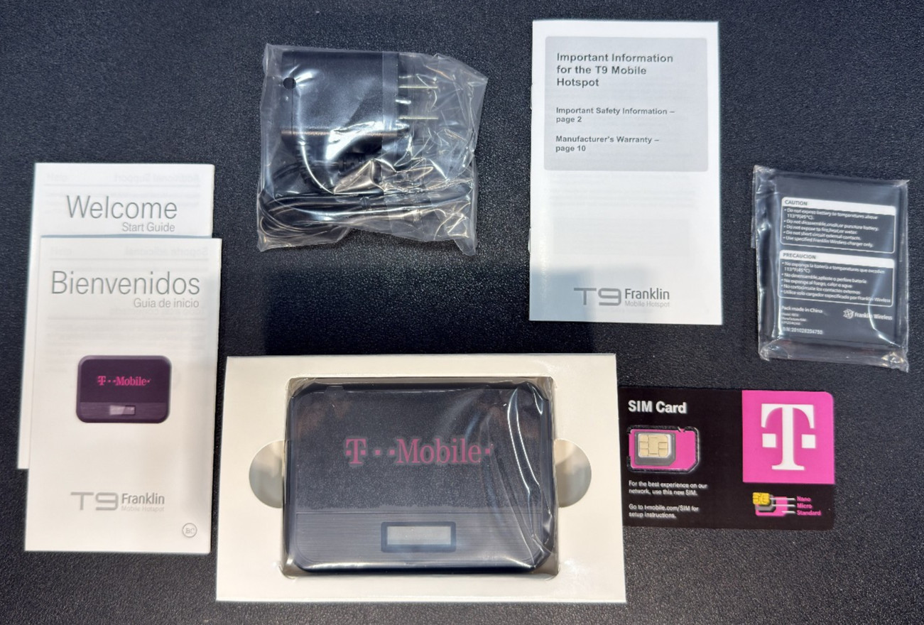 New T-Mobile  Franklin T9 Mobile Hotspot