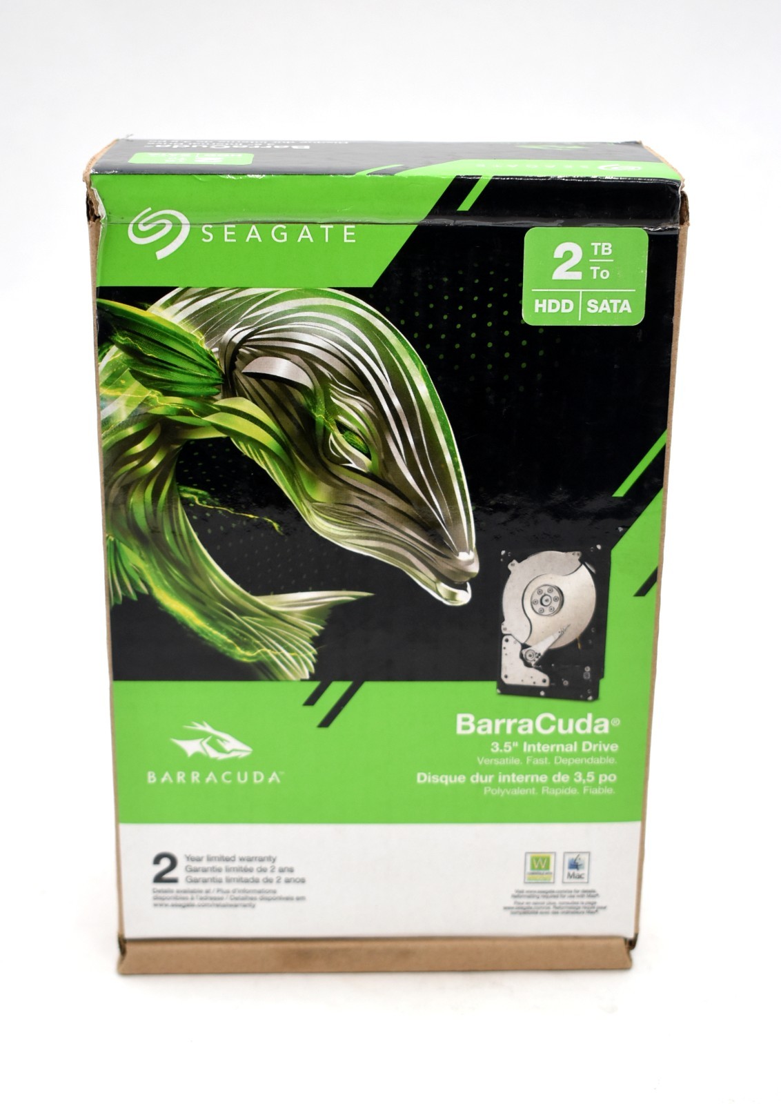 Seagate Barracuda ST2000DM008 2TB 256 MB Cache SATA 3.5" PC Hard Disk Drive New