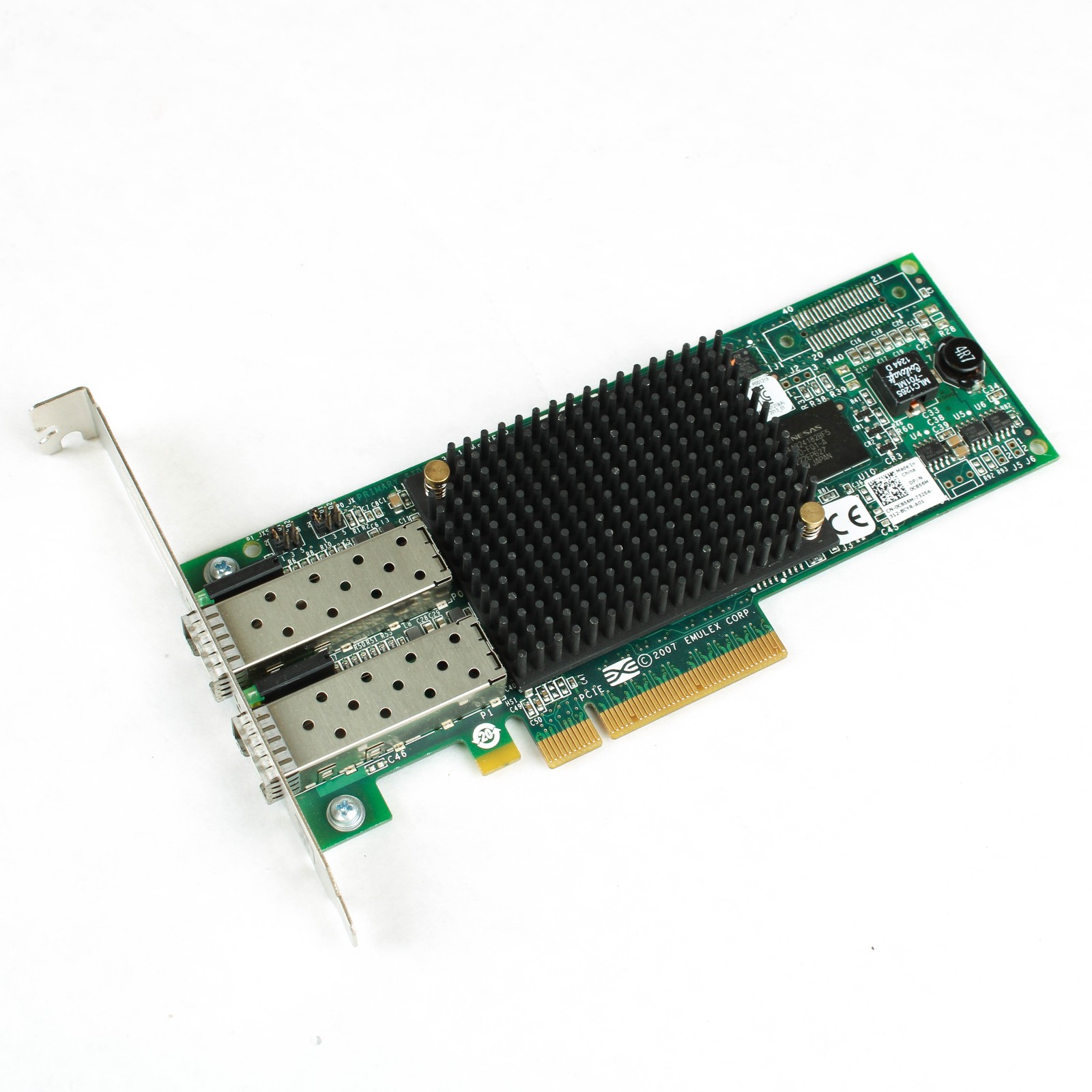 Dell Emulex LPE12002-E 8GB Dual Port Fibre Channel HBA P001219-01D C856M