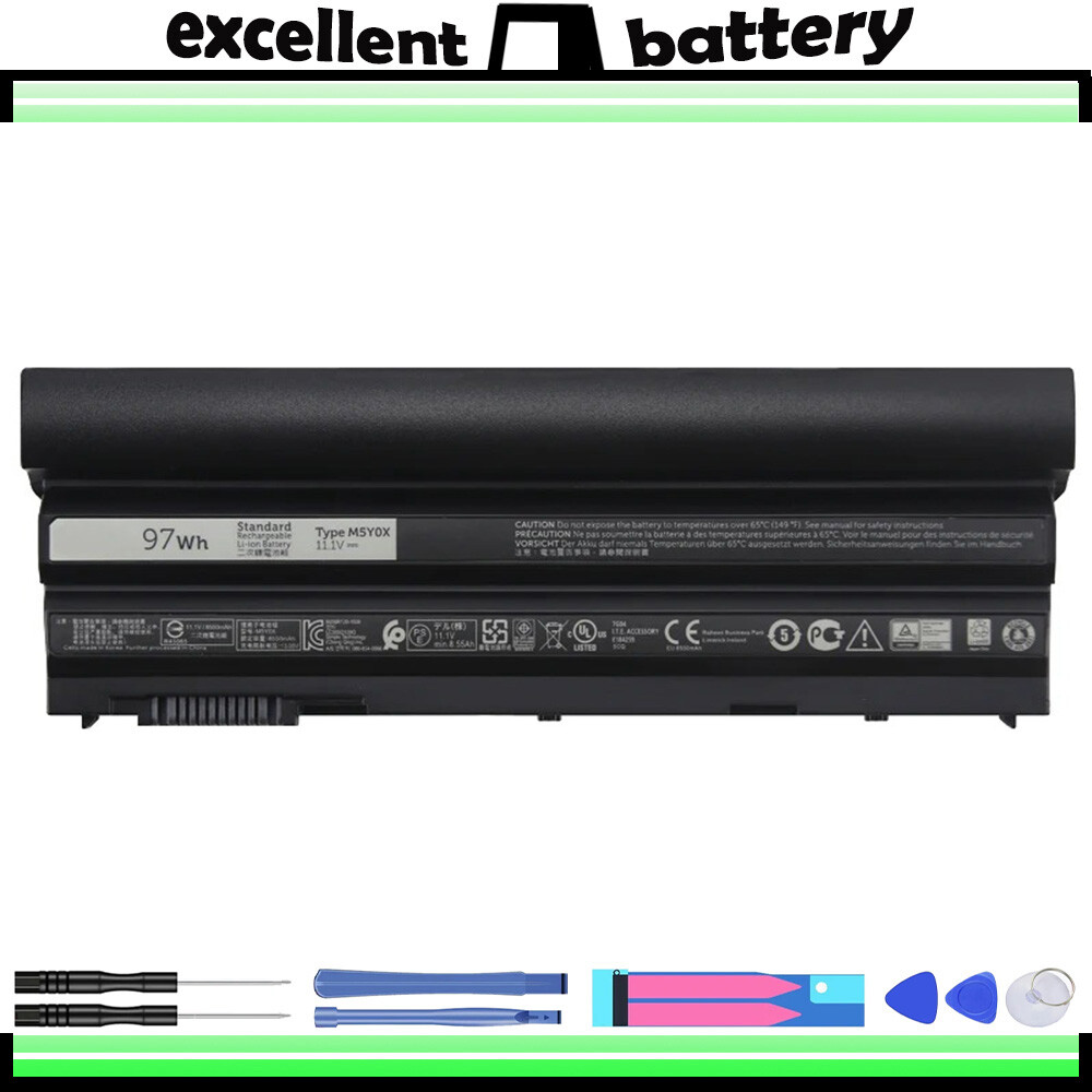 97Wh Battery M5Y0X T54FJ For Dell Latitude E5520 E5420 E5430 E5530 E6430 E6520