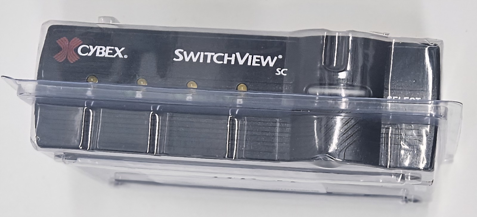 NEW CYBEX SWITCHVIEW SC  520-147-505 Black 4 port Computer Kvm Switch Box