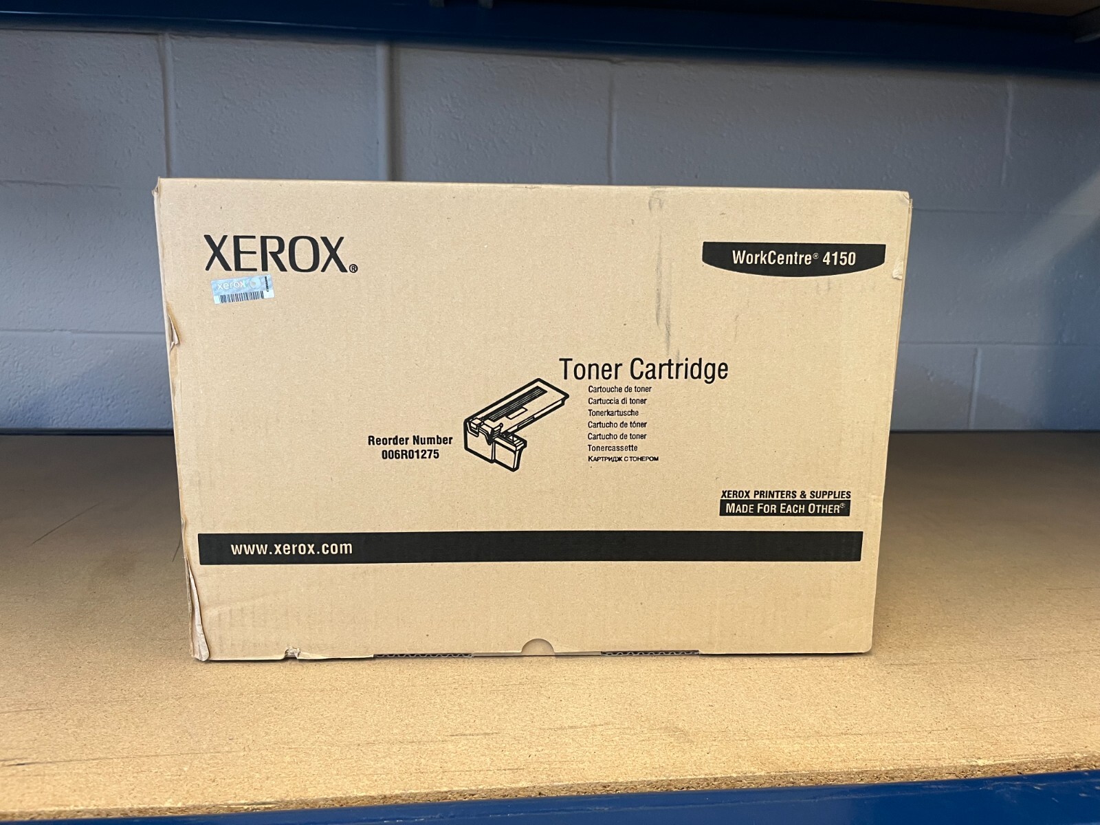Genuine Xerox 006R01275 6R1275 WorkCentre 4150 Black toner factory sealed