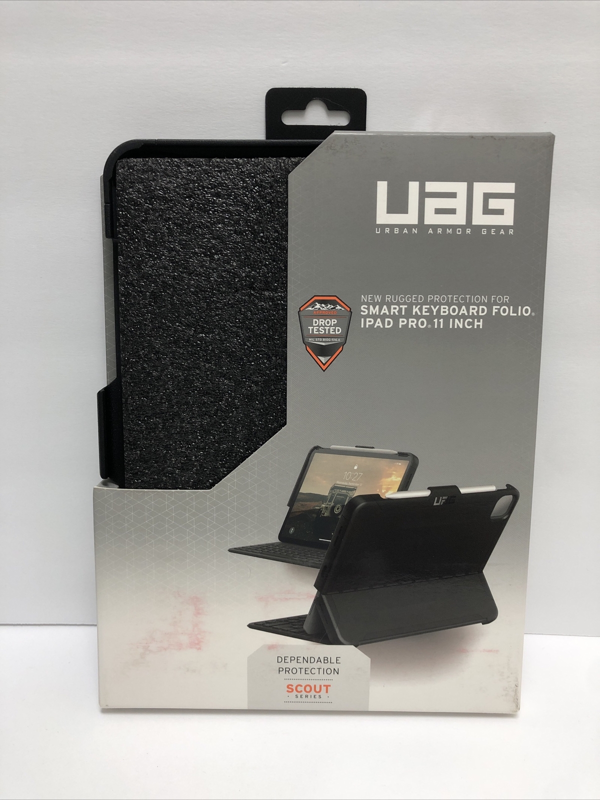 UAG Scout Series back case for Apple iPad Pro 11" 2020 Rugged Protect Black