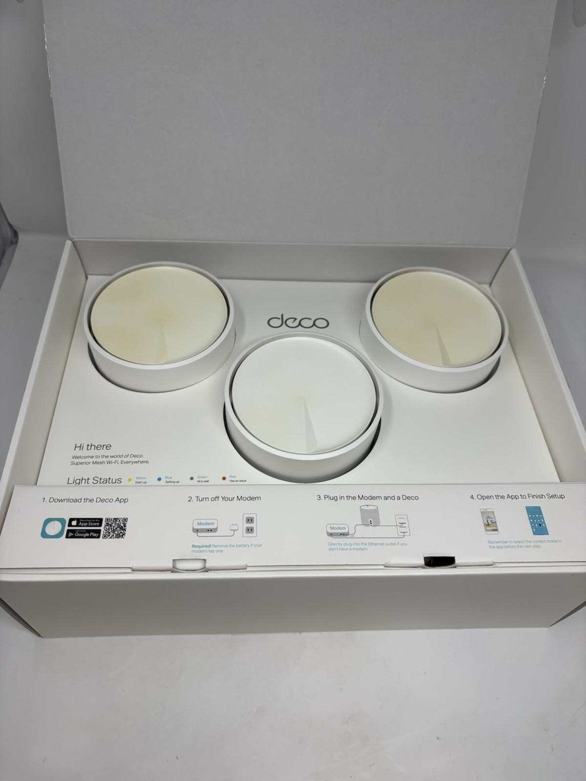 TP-LINK Deco X60 AX3000 Whole Home Mesh Wi-Fi System - 3 Pack
