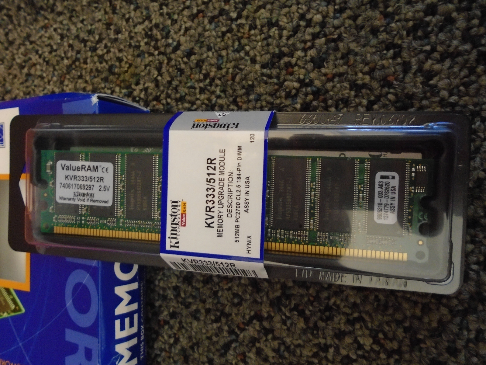 Kingston KVR335/512r memory Upgrade Module (New old stock)