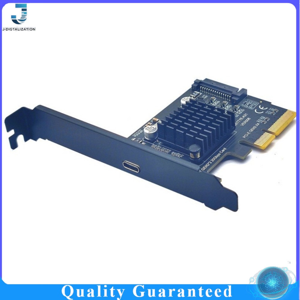ASM3242 PCIE Card Type C PCI-Express 4X to USB Gen 2X2 (20Gbps) Chipset