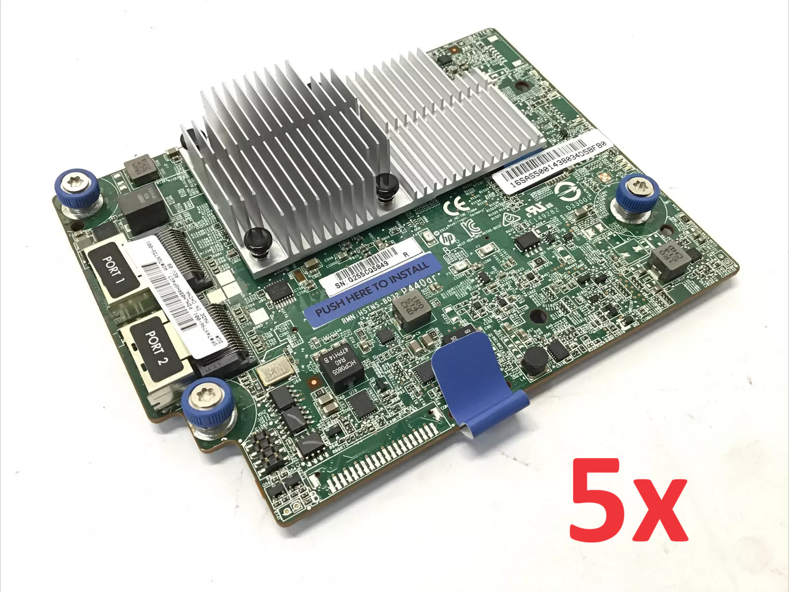 Lot of 5 - 749796-001 HP SMART ARRAY P440AR/2GB SAS RAID CONTROLLER 726738-001