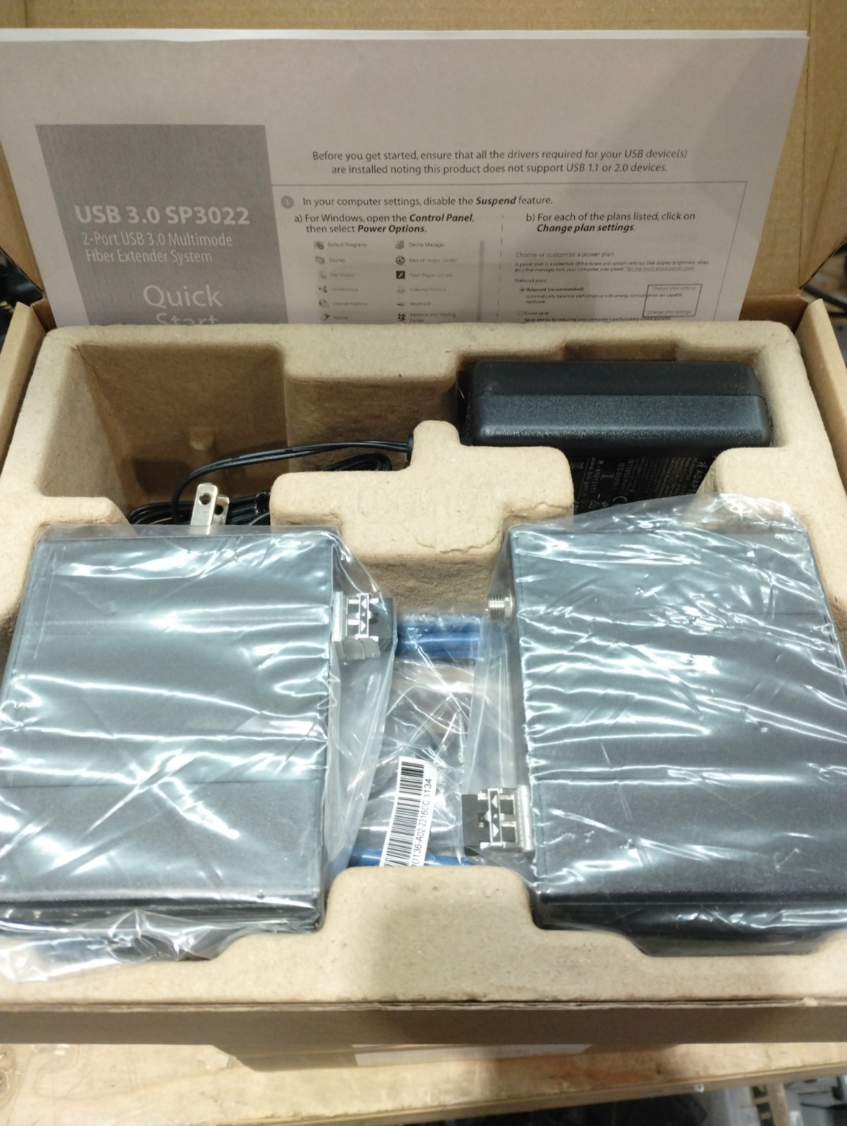 Icron USB 3.0 Spectra 3022 Two-Port USB over Fiber Extender 01-00425 SP3022