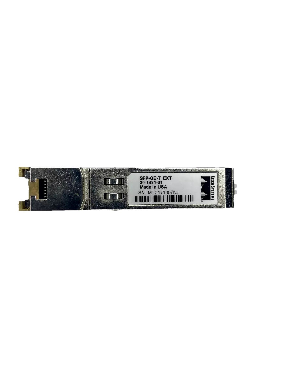 Genuine Cisco SFP-GE-T EXT 1000BASE-T RJ45 SFP Transceiver