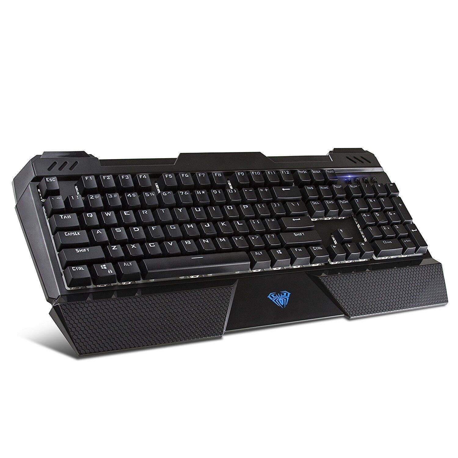 AULA Sapphire Mechanical Gaming Keyboard with Blue Switch for Gamers Stream