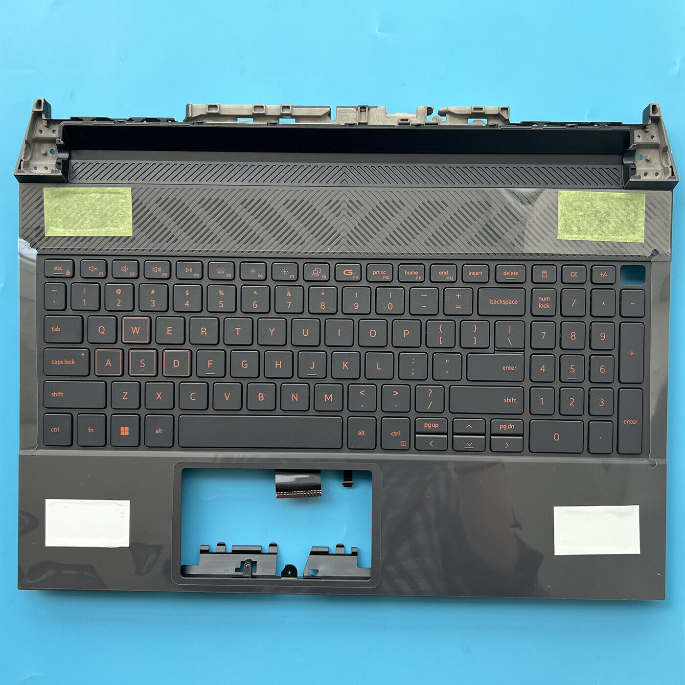 New 025CCM 25CCM For Dell G15 5530 Palmrest Upper Case US Red Backlit Keyboard 
