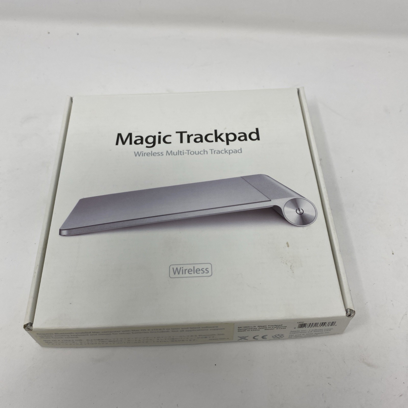 IN BOX Apple Magic Trackpad Model A1339 Sleek Silver Wireless Multi Touch EUC