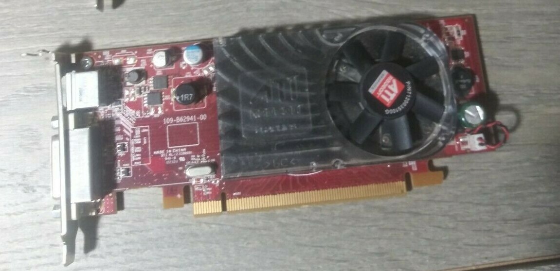 1 AMD ATI Radeon HD 3450 PCI-E Graphics Card for PC 109-B62941-00 